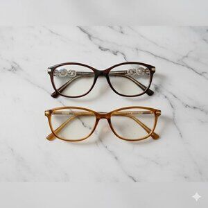 Authentic Versace and Celine eyeglass frame set